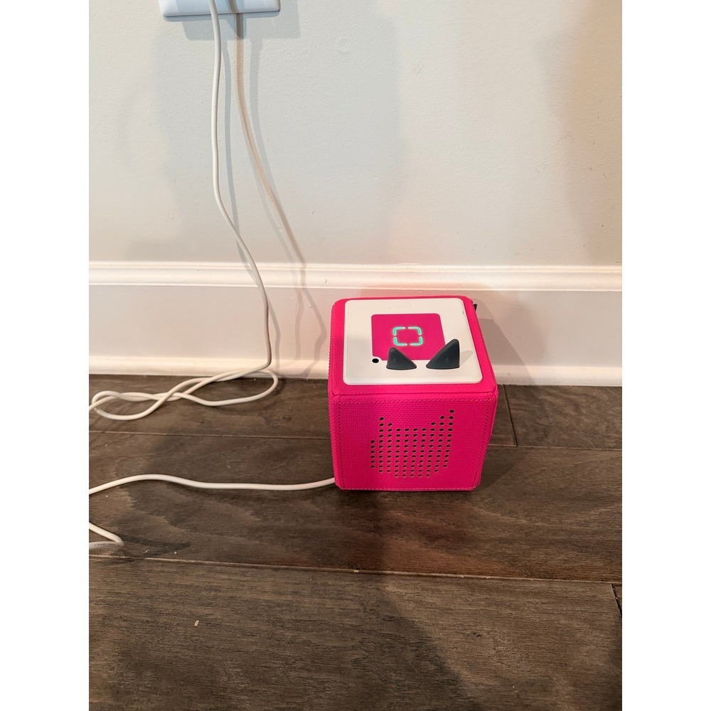 Pink Tonies Box with Charging base